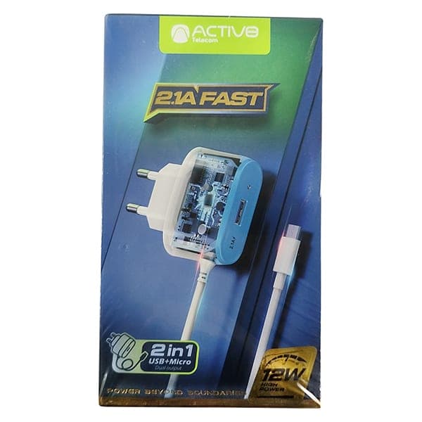 Active 2.1A 12W Fast Charger