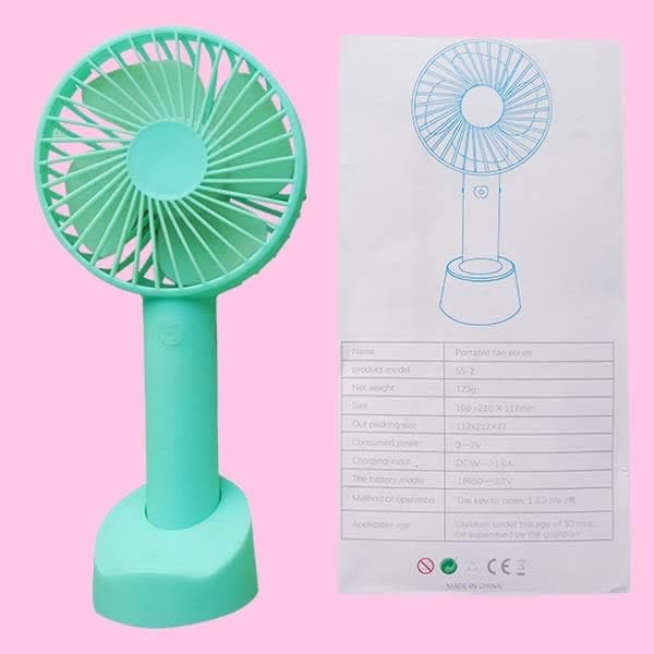 Rechargeable mini hand Fan