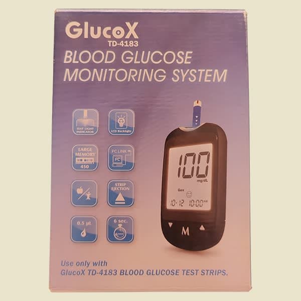 GlucoX Td-4183 Blood Glucose Monitoring System