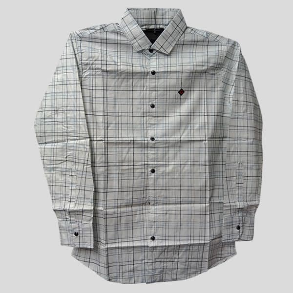 Cotton Formal Shirt Grey