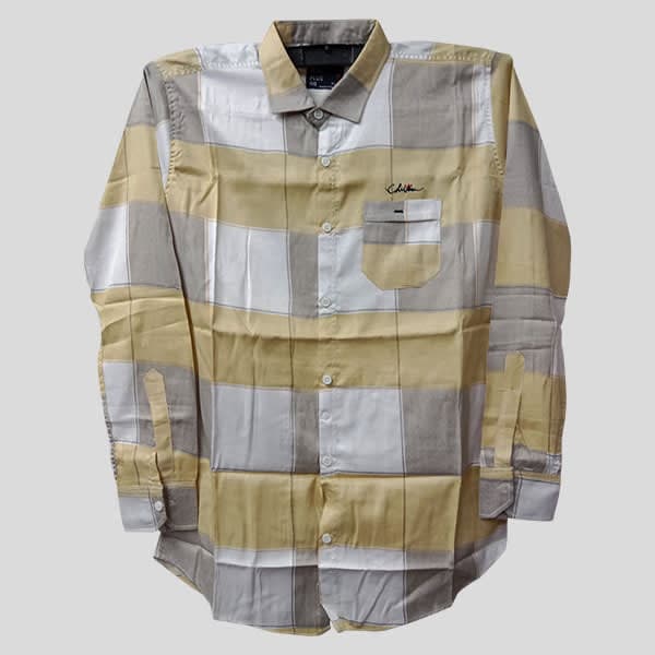 Cotton Formal Shirt Warm Grey