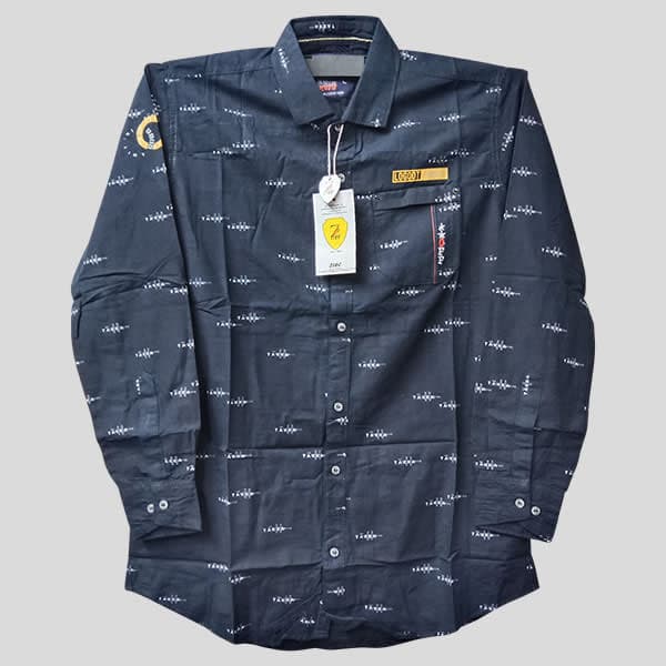 Export Wash Shirt Navy Blue