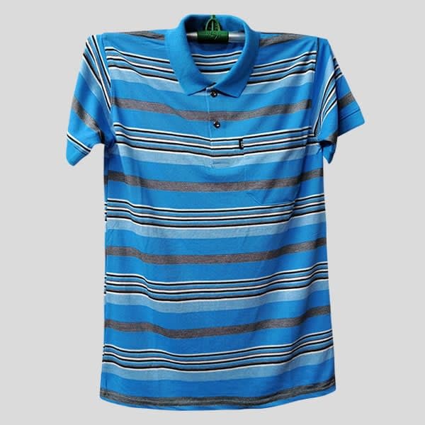 Polo T-Shirt Blue Multi Color