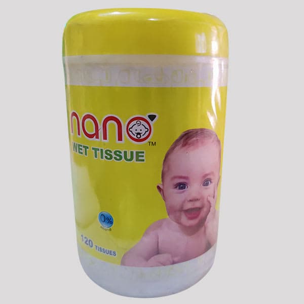 Nano Baby Wet Wipes 120pcs Pack for Babies