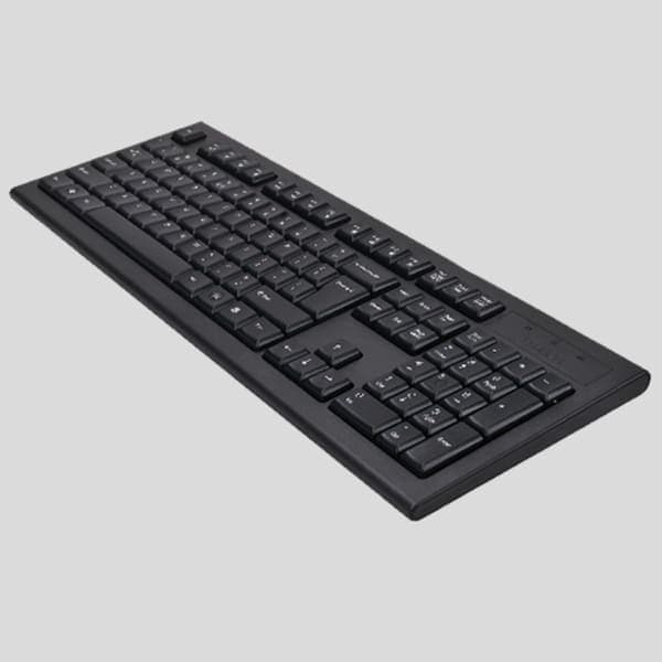 A4tech KRS-82 Black Wired Multimedia (FN Hotkeys) Keyboard With Bangla