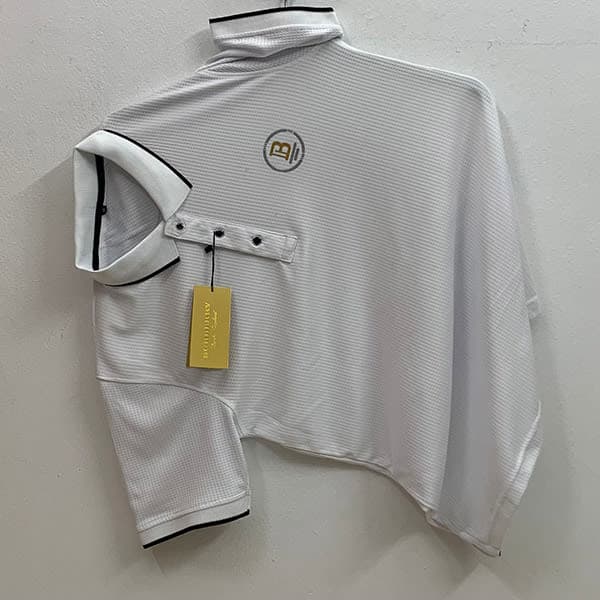 China Half Polo Shirt Color Warm Grey