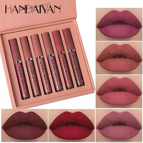 Miss Rose Handaiyan Lipstick set 6-Piece (Shade A)